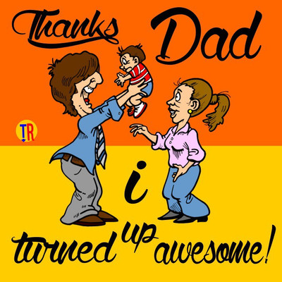 

Thanks Dad Paper Print(12 inch X 12 inch, Rolled)