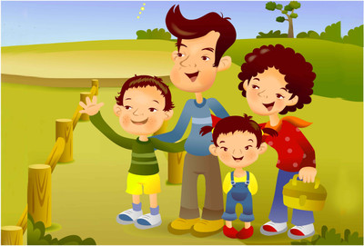 

Colorful Family Wallpaper Paper Print(13 inch X 19 inch, Rolled)