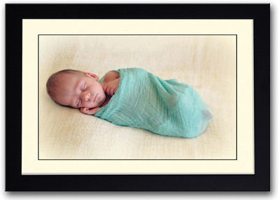 

Baby Wrapped In Blue Fine Art Print(14 inch X 20 inch, Framed)