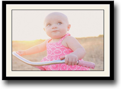 

Baby on a bicycle Fine Art Print(10 inch X 14 inch, Framed)