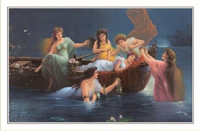 33% OFF on Bm Traders Sleeping Beauty Big Rolled Canvas Art(30 inch X 60 inch)