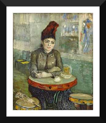 

Tallenge - Agostina Segatori Sitting in the Café du Tambourin - Premium Quality A3 Size Framed Poster Paper Print(17 inch X 12 inch, Framed)