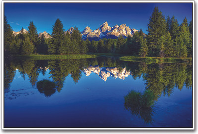 

Mountain Reflection on Water Paper Print(12 inch X 18 inch)