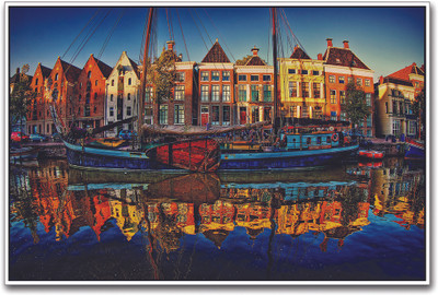 

Boat in Dock Paper Print(12 inch X 18 inch)