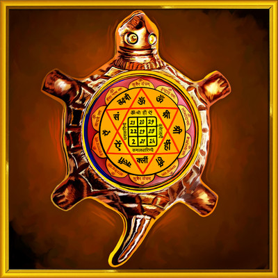 

Kuber Yantra - Vedic Fine Art Print(16 inch X 16 inch)