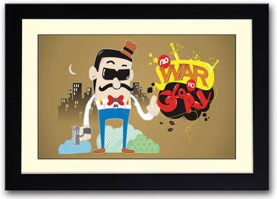 

No War No Glory Fine Art Print(14 inch X 20 inch, Framed)