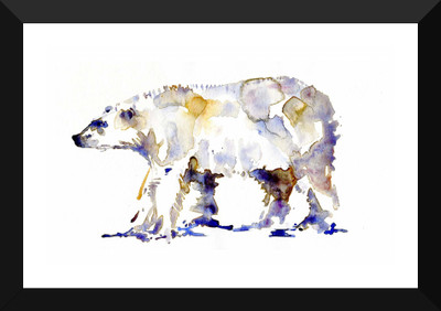 

Tallenge Art For Kids - Grizzly Bear - Premium Quality A3 Size Framed Poster Paper Print(17 inch X 12 inch, Framed)