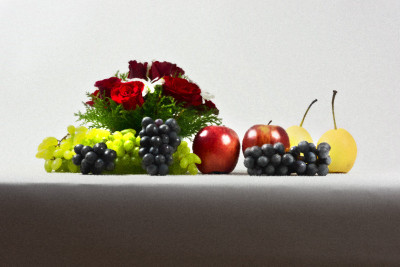 50% OFF on Fruits and Canvas Art(16 inch X 24 inch)