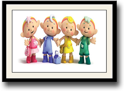 

Cute cartoons Fine Art Print(10 inch X 14 inch, Framed)