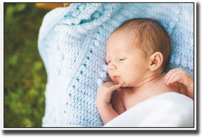 

Newborn baby looking cute Fine Art Print(12 inch X 18 inch, Rolled)