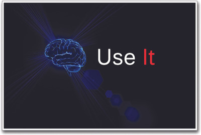 

Use Your Brain Paper Print(12 inch X 18 inch)
