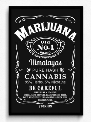 32% OFF on Seven Rays Marijuana - Framed Photographic Paper (Small) Photographic Paper(19 inch X 13 inch)