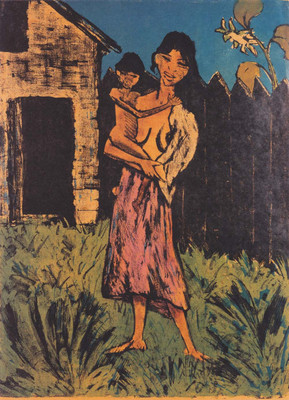 The Museum Outlet - Otto Mueller - Nackte Frau auf Ast sitzend - ca 1924 - A3 Poster Paper Print(16.54 inch X 11.69 inch, Rolled) available at flipkart for Rs.399