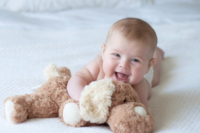 

Cute baby boy playing Paper Print(12 inch X 18 inch, Rolled)