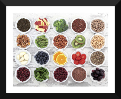 

Tallenge Art For Kitchen - Fresh, Nutritious And Healthy - Premium Quality A3 Size Framed Poster Paper Print(17 inch X 12 inch, Framed)