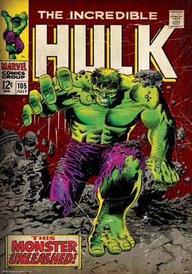 

Hulk- monster poster (Officially Licensed) Paper Print(36 inch X 24 inch, Rolled)