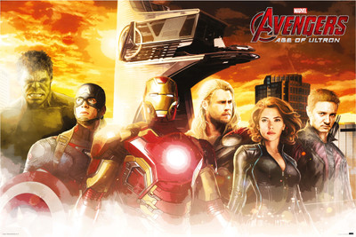

Avengers - Movie Poster (Officially Licensed) Paper Print(24 inch X 16 inch, Rolled)