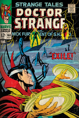 

Dr.Strange -Nick Fury poster (Officially Licensed) Paper Print(18 inch X 12 inch, Rolled)