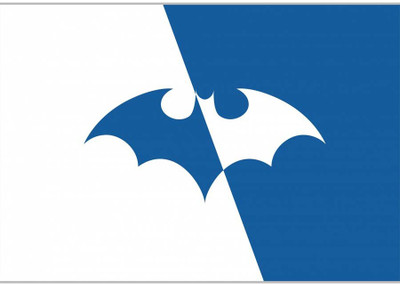 

Posterhouzz Blue And White Batman Paper Print(12 inch X 18 inch, Rolled)