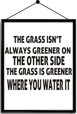 

Motivational quote framed posters Paper Print(16.5 inch X 13.7 inch, Framed)