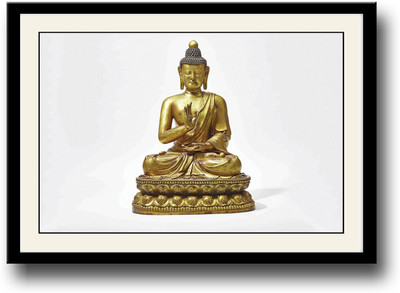 

Gold Buddha Fine Art Print(10 inch X 14 inch, Framed)