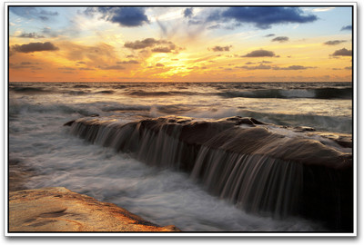 

Beautiful Waterfall Paper Print(12 inch X 18 inch)