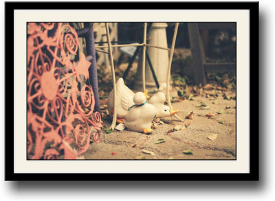 

White duck photography Fine Art Print(10 inch X 14 inch, Framed)
