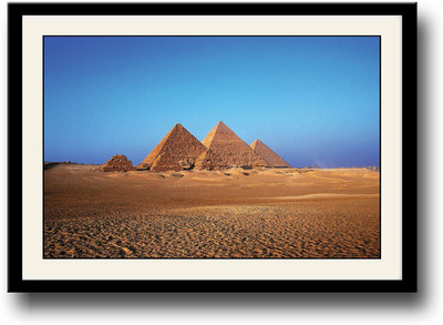 

Pyramids of Egypt Fine Art Print(10 inch X 14 inch, Framed)