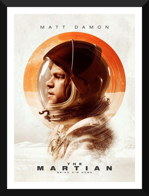 

Hollywood Collection - The Martian Art - Ready To Hang Framed Paper Print(17 inch X 12 inch, Framed)