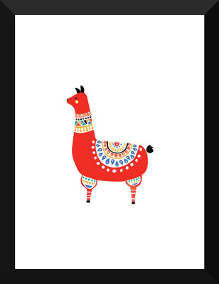 

Tallenge Art For Kids - Llama Sees You - Premium Quality A3 Size Framed Poster Paper Print(17 inch X 12 inch, Framed)