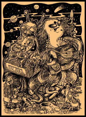 

The Alien Eunuchs Paper Print(36 inch X 24 inch)