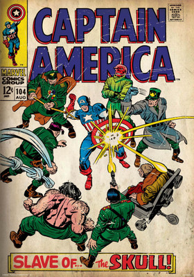 

Captain America slave poster (Officially Licensed) Paper Print(24 inch X 16 inch, Rolled)