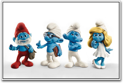 

The Smurfs Movie Paper Print(12 inch X 18 inch)