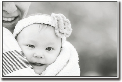 

Baby with mother b&w Fine Art Print(12 inch X 18 inch, Rolled)