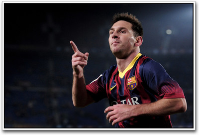 

Lionel Messi Football Photographic Paper(12 inch X 18 inch)