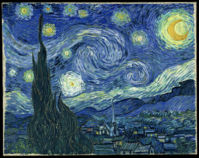 

Posterhouzz- Starry Night By Vincent Van Gogh Fine Art Print(12 inch X 18 inch, Rolled)