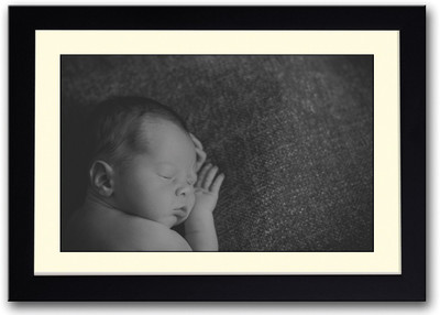 

Baby Sleeping B&W Aps1740 Fine Art Print(14 inch X 20 inch, Framed)