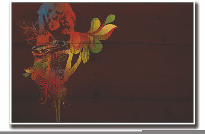 

Posterhouzz Retro face & car Fine Art Print(12 inch X 18 inch, Rolled)