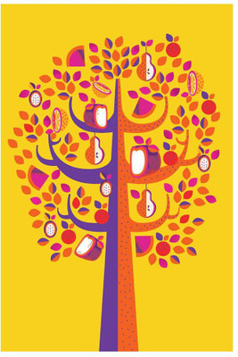 

Pastel Tree Yellow Fine Art Print(24 inch X 16 inch, Rolled)