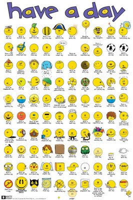 

bCreative Have A Day Poster Paper Print(18 inch X 12 inch, Rolled)