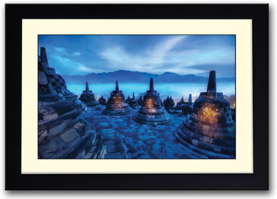 

Indian Landscape Fine Art Print(14 inch X 20 inch, Framed)