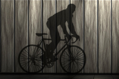 

Shadow Cycling Paper Print(12 inch X 18 inch)