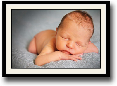 

Cute Sleeping new born baby Fine Art Print(10 inch X 14 inch, Framed)