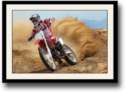 

Dirtbike Fine Art Print(10 inch X 14 inch, Framed)