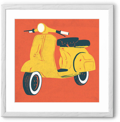 

Scooter Fine Art Print(24 inch X 24 inch, Framed)