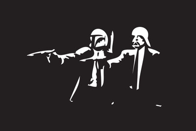 37% OFF on Pulp Fiction Star Wars Mashup Photographic Paper(12 inch X 18 inch)