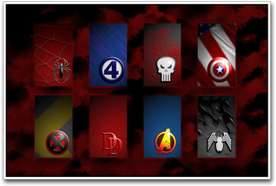 

Marvel Superhero Signs Paper Print(12 inch X 18 inch)