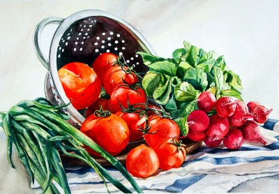 

Tallenge Art For Kitchen - Fresh And Healthy Diet - A3 Size Rolled Poster Paper Print(16.5 inch X 11.7 inch, Rolled)