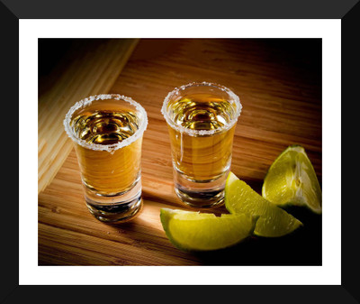 Tallenge - Tequila Shots - Premium Quality A3 Size Framed Poster Paper Print(17 inch X 12 inch, Framed)