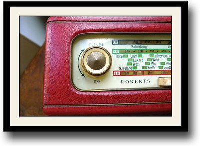 

Vintage Red Radio Fine Art Print(10 inch X 14 inch, Framed)